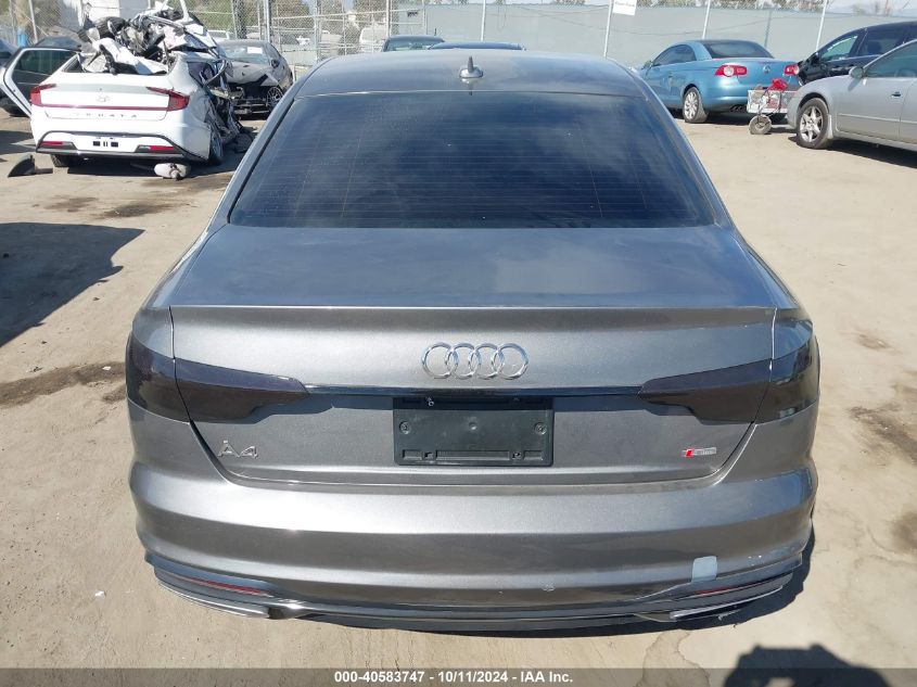 2020 Audi A4 Premium 40 Tfsi Front-Wheel Drive S Tronic VIN: WAUGMAF47LA073624 Lot: 40583747