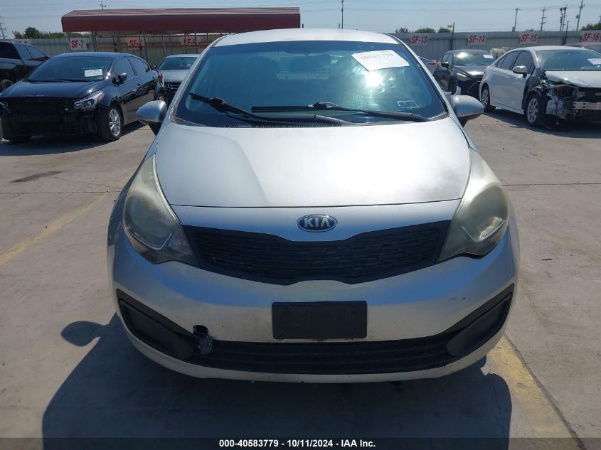 KNADM4A36E6338381 2014 Kia Rio Lx