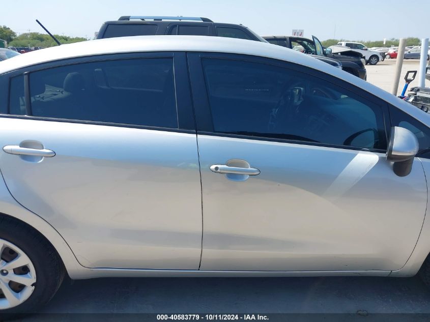 KNADM4A36E6338381 2014 Kia Rio Lx