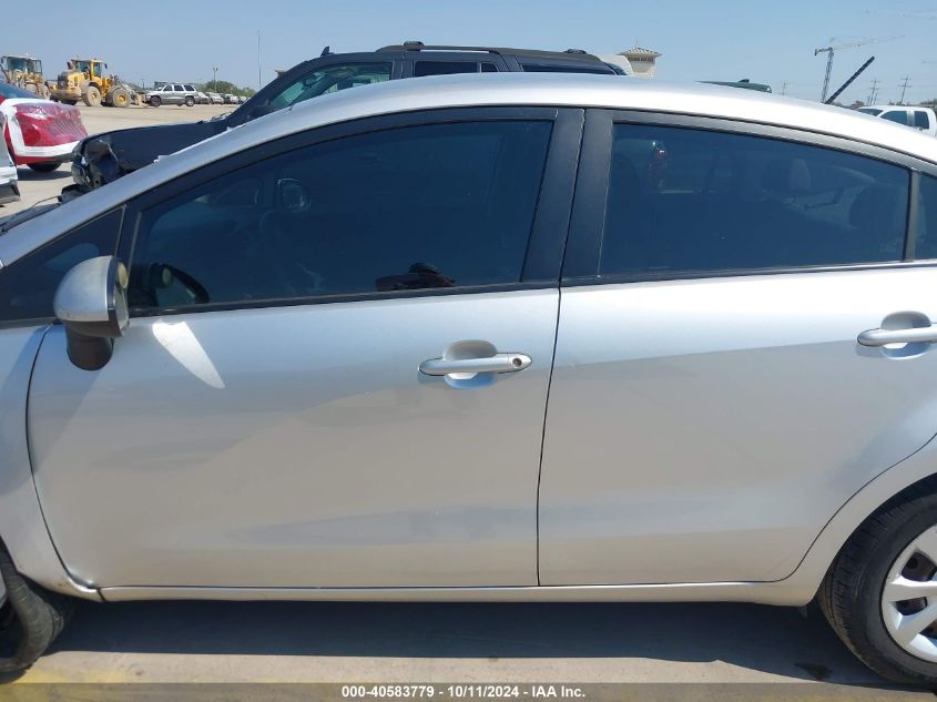 KNADM4A36E6338381 2014 Kia Rio Lx