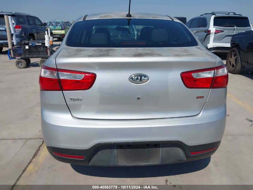 KNADM4A36E6338381 2014 Kia Rio Lx