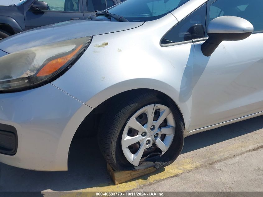 KNADM4A36E6338381 2014 Kia Rio Lx