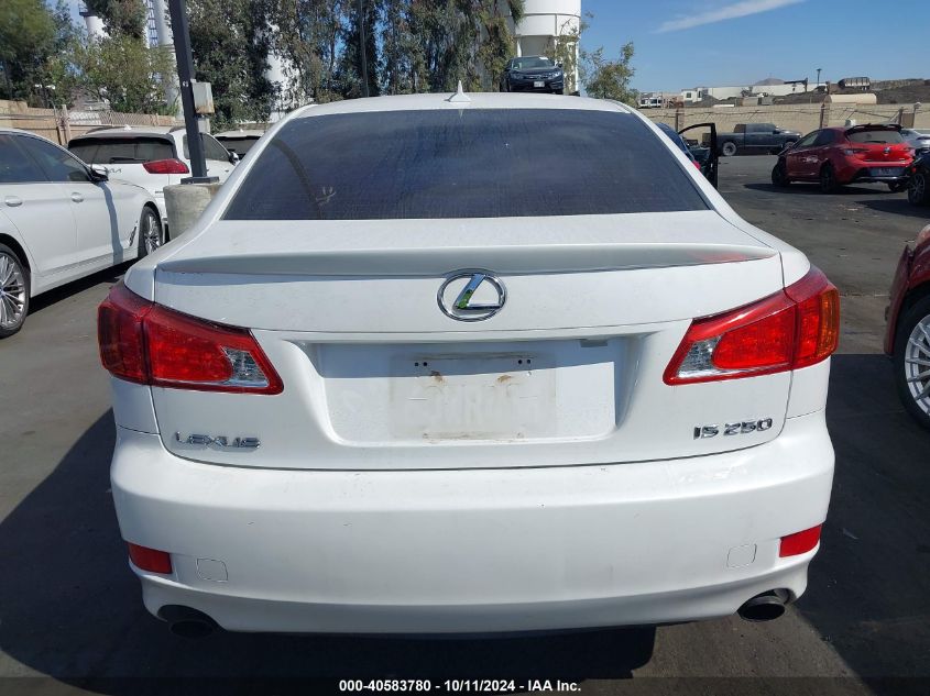 2009 Lexus Is 250 VIN: JTHBK262295103412 Lot: 40583780