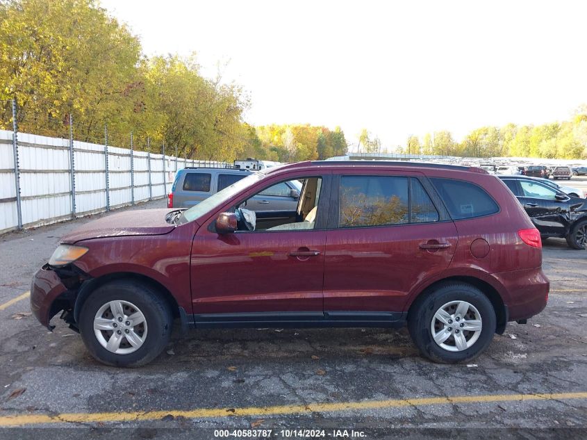 2009 Hyundai Santa Fe Gl VIN: 5NMSG13E39H256275 Lot: 40583787