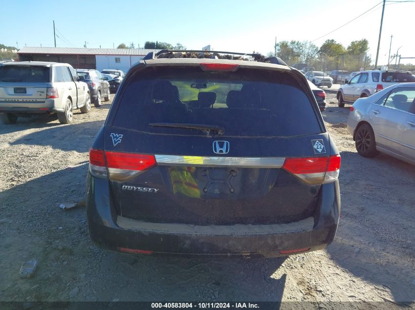 5FNRL5H60FB009957 2015 Honda Odyssey Ex-L