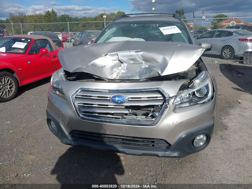 2015 Subaru Outback 2.5I Premium VIN: 4S4BSAHC3F3361796 Lot: 40583820