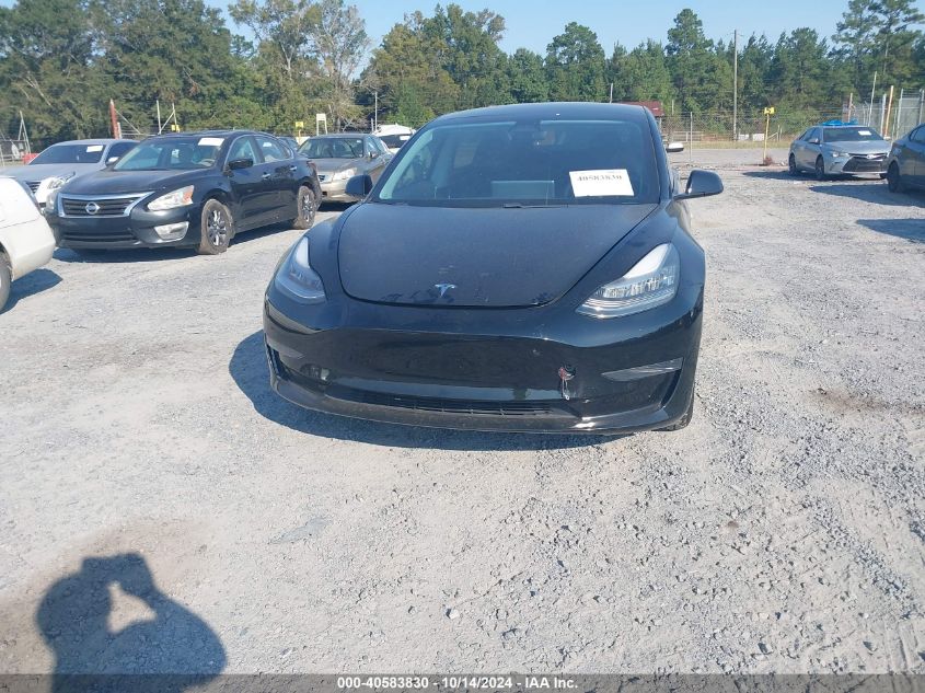 2021 Tesla Model 3 Standard Range Plus Rear-Wheel Drive VIN: 5YJ3E1EA0MF853950 Lot: 40583830