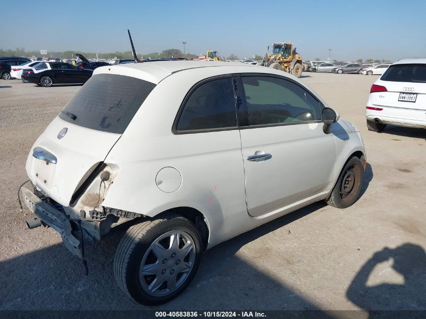 2015 Fiat 500 Pop VIN: 3C3CFFAR2FT508367 Lot: 40583836