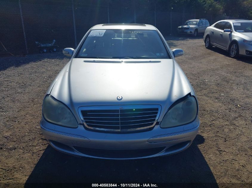 2004 Mercedes-Benz S 500 VIN: WDBNG75J64A427340 Lot: 40583844