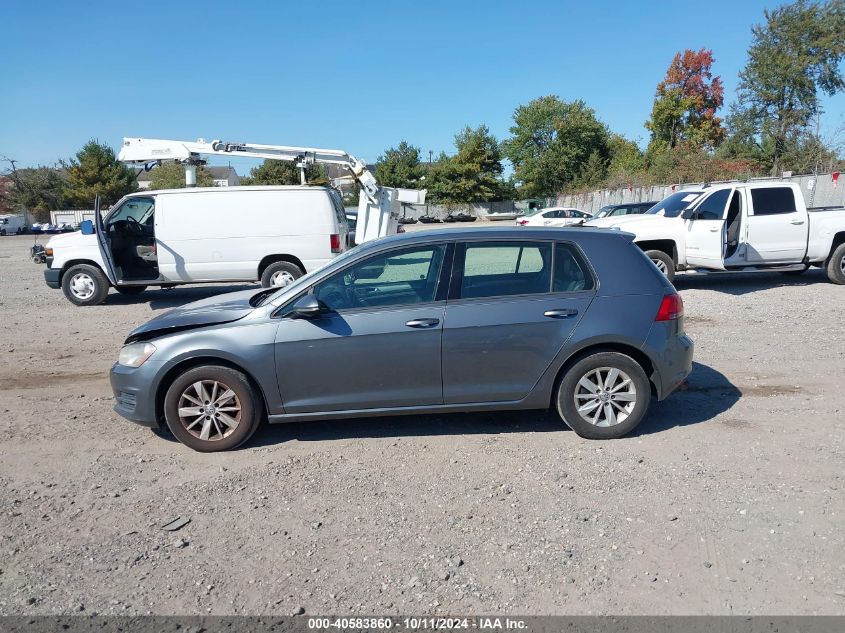 3VW217AU2FM008331 2015 Volkswagen Golf Tsi S 4-Door