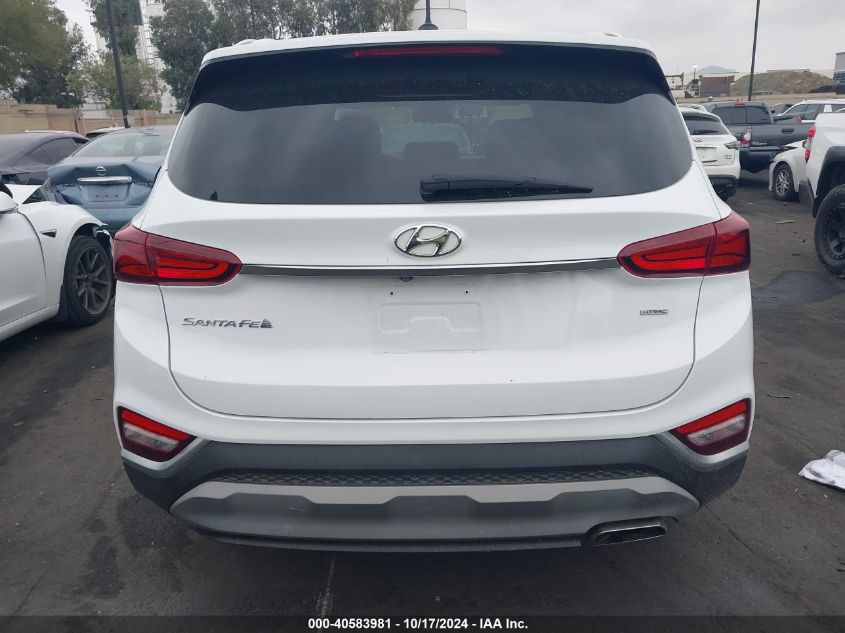 2019 Hyundai Santa Fe Se VIN: 5NMS2CAD5KH096622 Lot: 40583981