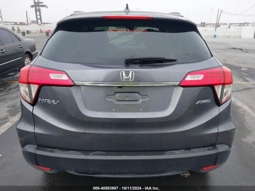 2022 Honda Hr-V Awd Ex VIN: 3CZRU6H55NM762110 Lot: 40583987