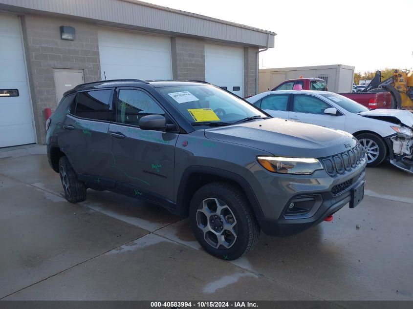 2022 JEEP COMPASS TRAILHAWK 4X4 - 3C4NJDDB1NT155642