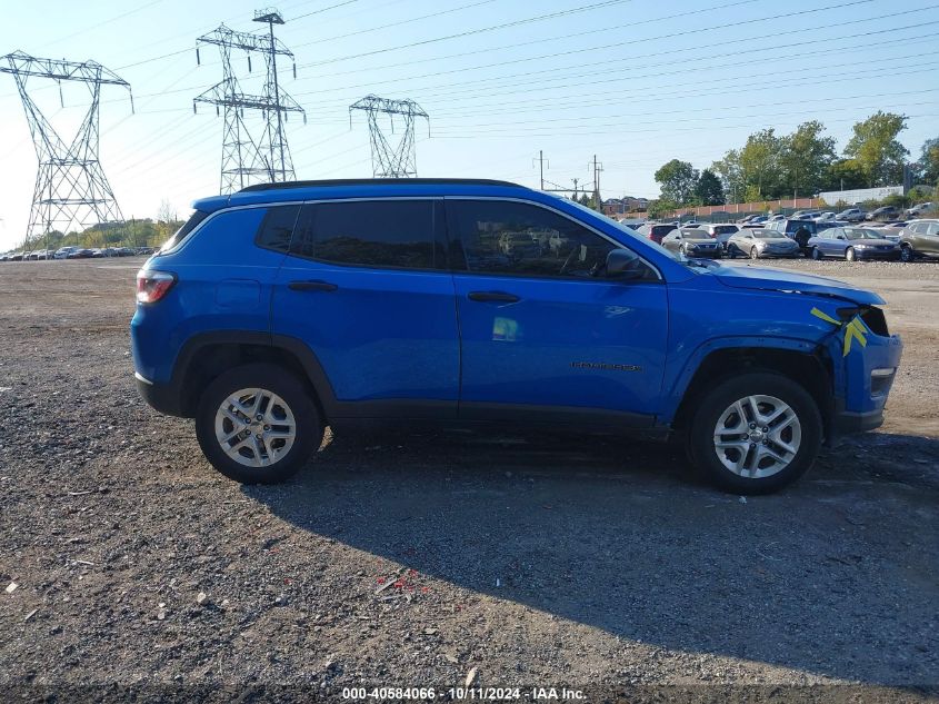 2021 Jeep Compass Sport 4X4 VIN: 3C4NJDAB7MT509781 Lot: 40584066