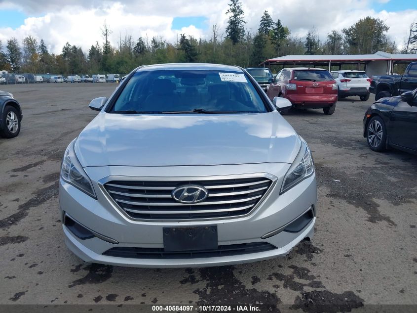 2016 Hyundai Sonata Se VIN: 5NPE24AF4GH323815 Lot: 40584097