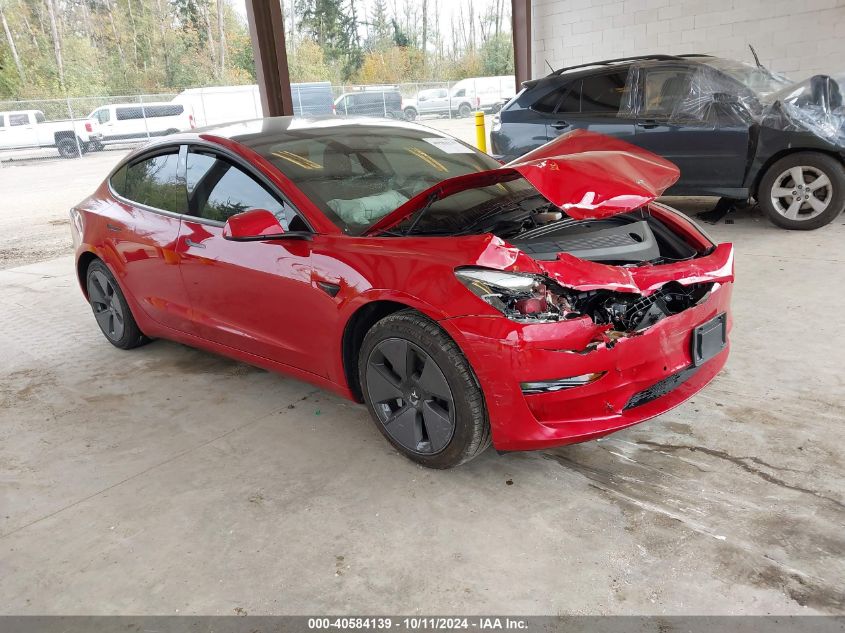 2021 TESLA MODEL 3 STANDARD RANGE PLUS REAR-WHEEL DRIVE - 5YJ3E1EA2MF866988