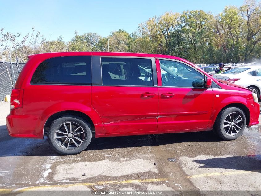 2014 Dodge Grand Caravan Se 30Th Anniversary VIN: 2C4RDGBG4ER331353 Lot: 40584171