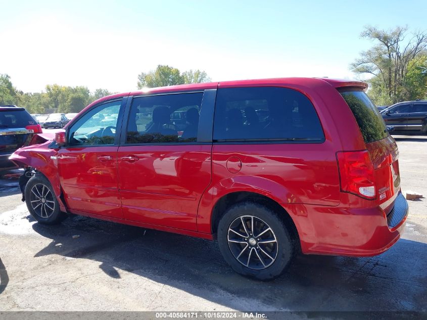 2014 Dodge Grand Caravan Se 30Th Anniversary VIN: 2C4RDGBG4ER331353 Lot: 40584171