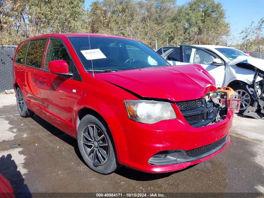 2014 Dodge Grand Caravan Se 30Th Anniversary VIN: 2C4RDGBG4ER331353 Lot: 40584171