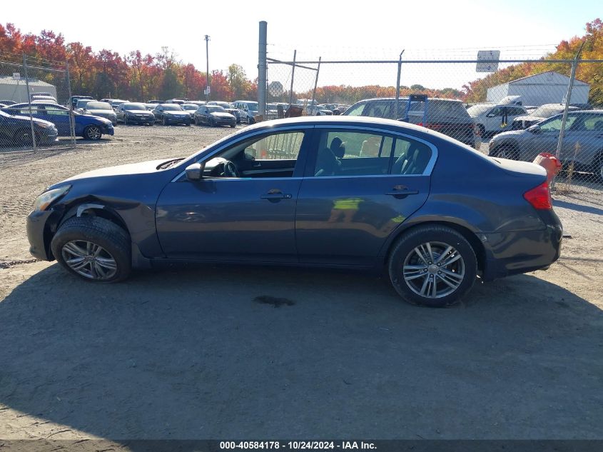 2012 Infiniti G37X VIN: JN1CV6AR8CM972444 Lot: 40584178