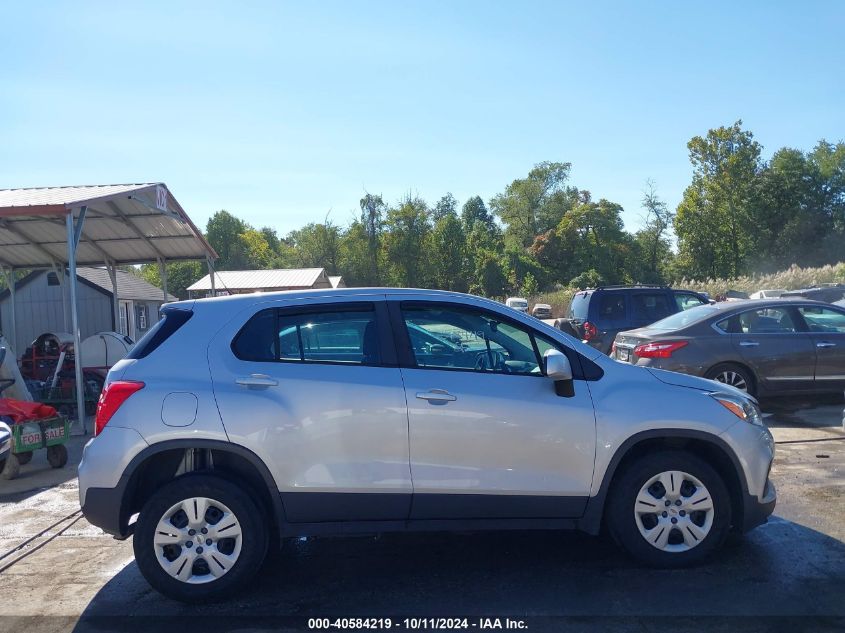 2019 Chevrolet Trax Ls VIN: 3GNCJKSB3KL139170 Lot: 40584219