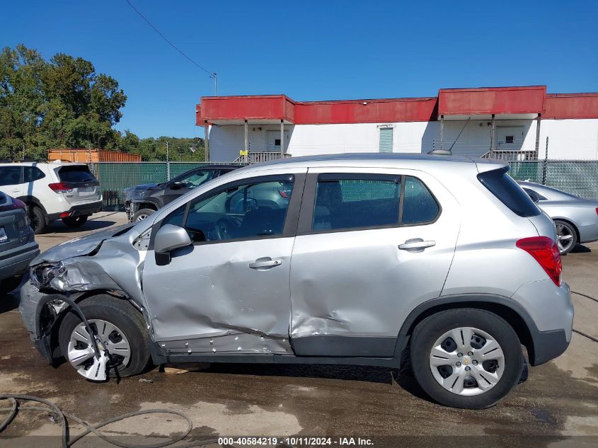 2019 Chevrolet Trax Ls VIN: 3GNCJKSB3KL139170 Lot: 40584219