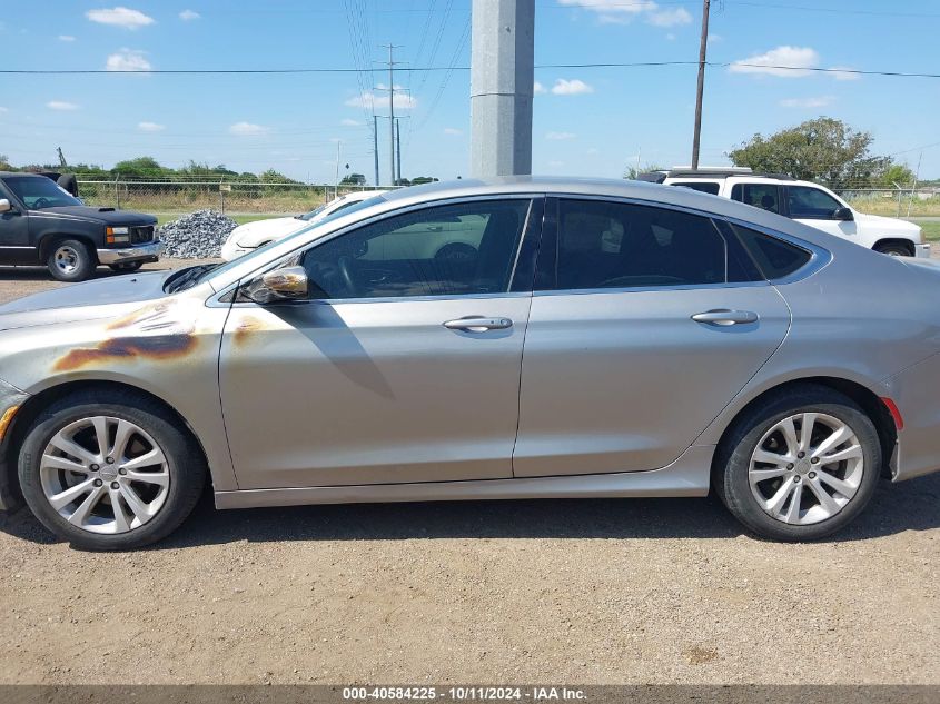 2015 Chrysler 200 Limited VIN: 1C3CCCAB0FN594112 Lot: 40584225