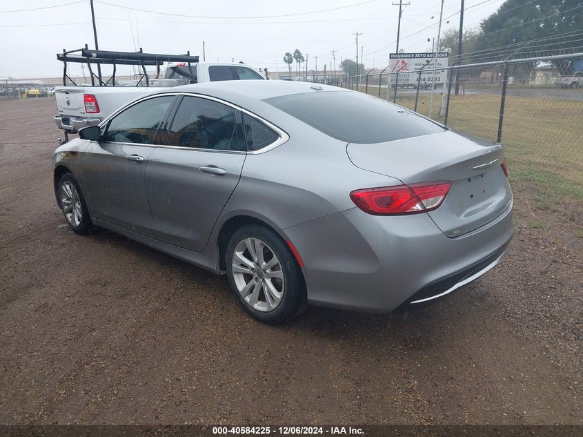 Vin: 1c3cccab0fn594112, lot: 41073184, chrysler 200 limited 20153
