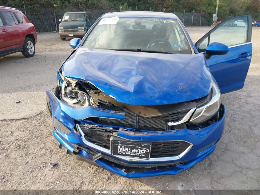 2017 Chevrolet Cruze Lt VIN: 3G1BE6SM3HS514709 Lot: 40584236