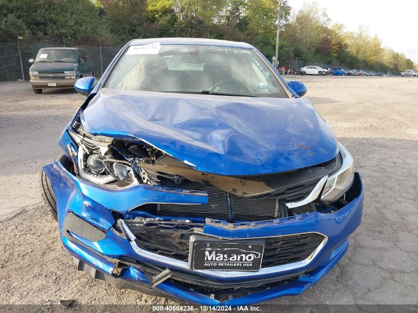 2017 Chevrolet Cruze Lt VIN: 3G1BE6SM3HS514709 Lot: 40584236