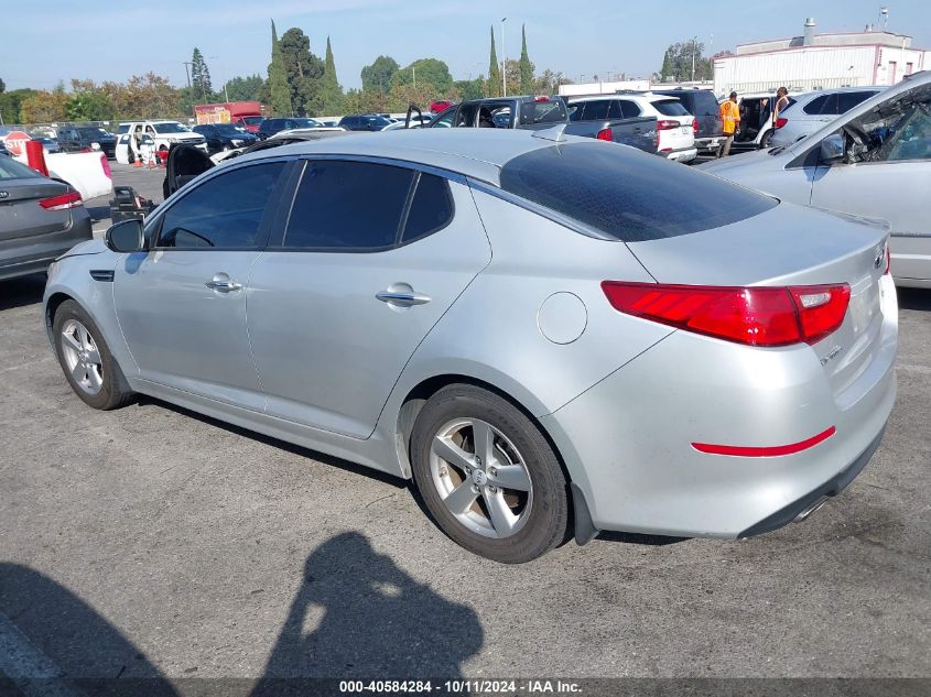 2014 Kia Optima Lx VIN: 5XXGM4A75EG334360 Lot: 40584284