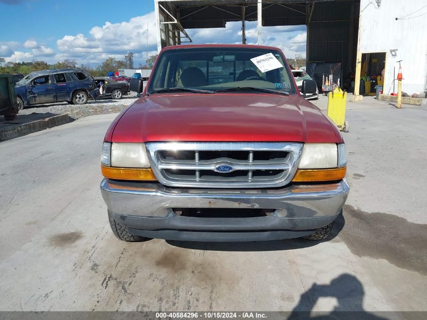 1999 Ford Ranger Xl/Xlt VIN: 1FTYR10V4XTA40519 Lot: 40584296