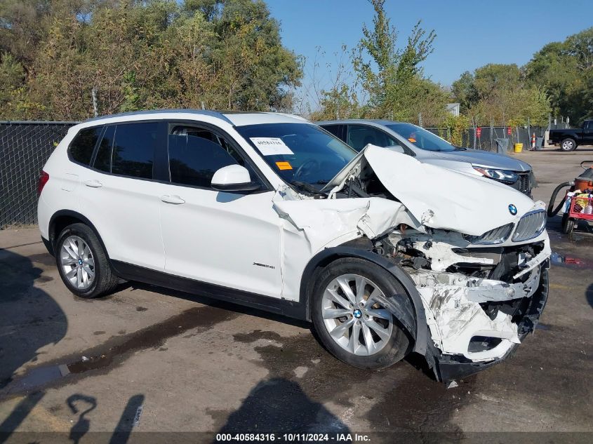 2017 BMW X3 xDrive28I VIN: 5UXWX9C33H0T23856 Lot: 40584316