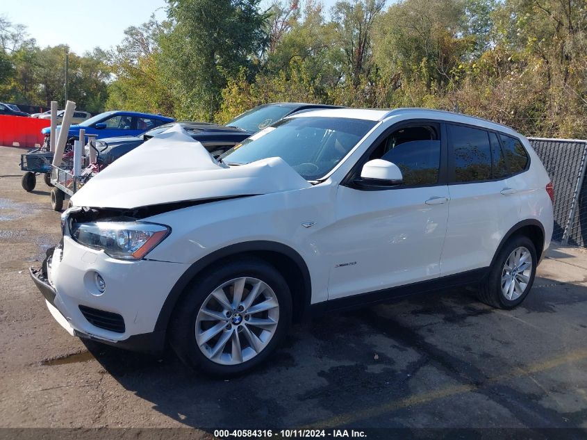 2017 BMW X3 xDrive28I VIN: 5UXWX9C33H0T23856 Lot: 40584316