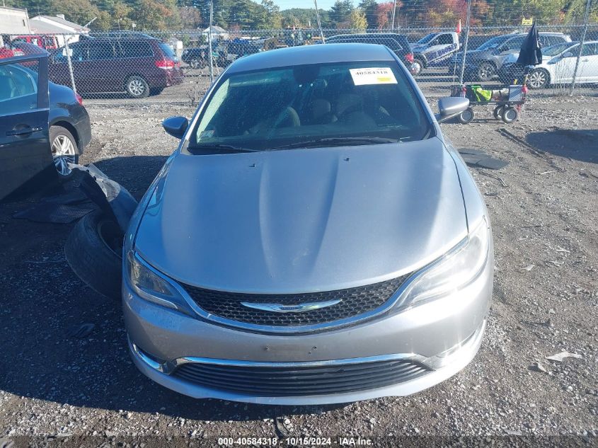 2015 Chrysler 200 Limited VIN: 1C3CCCAB0FN701790 Lot: 40584318