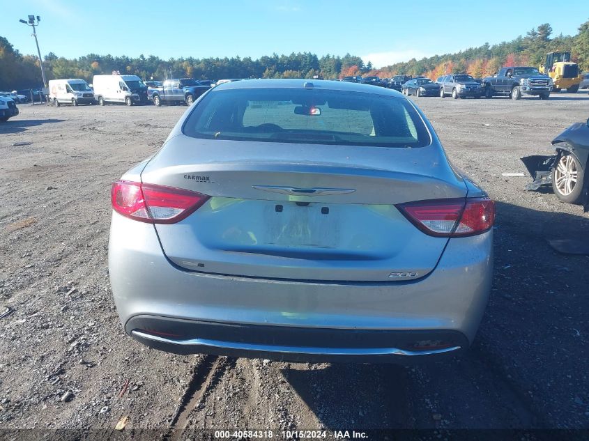 2015 Chrysler 200 Limited VIN: 1C3CCCAB0FN701790 Lot: 40584318