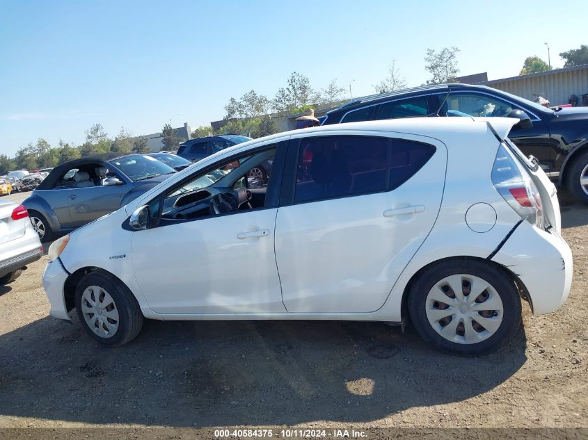 2013 Toyota Prius C VIN: JTDKDTB30D1048118 Lot: 40584375