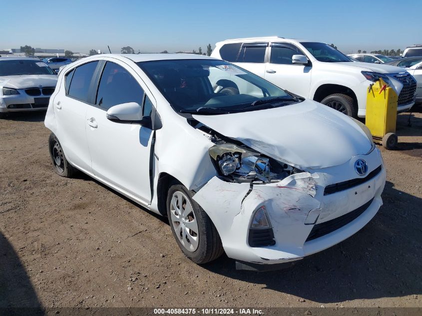 2013 Toyota Prius C VIN: JTDKDTB30D1048118 Lot: 40584375