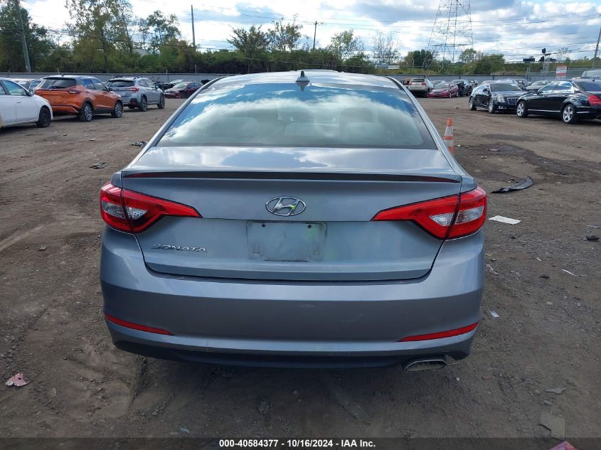 2015 Hyundai Sonata Se VIN: 5NPE24AF6FH247836 Lot: 40584377