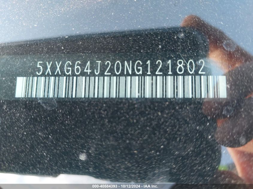 2022 KIA K5 GT-LINE - 5XXG64J20NG121802