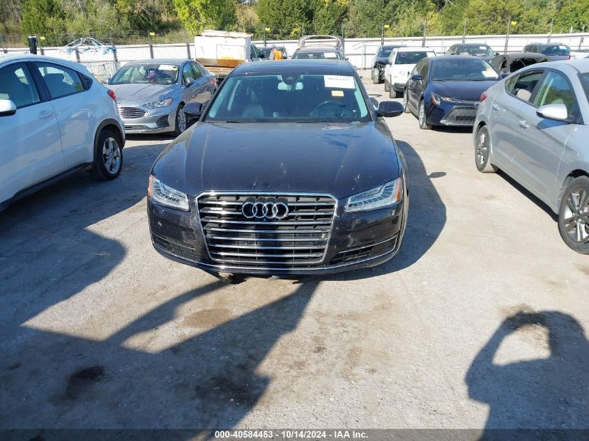 2015 Audi A8 L L Quattro VIN: WAU32AFD4FN029016 Lot: 40584453