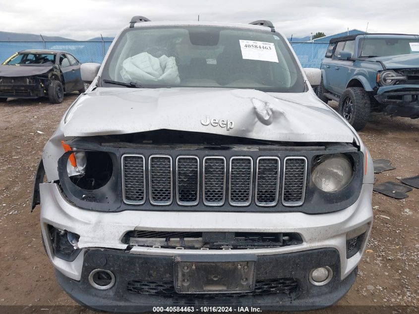 2019 Jeep Renegade Latitude 4X4 VIN: ZACNJBBB3KPK62604 Lot: 40584463