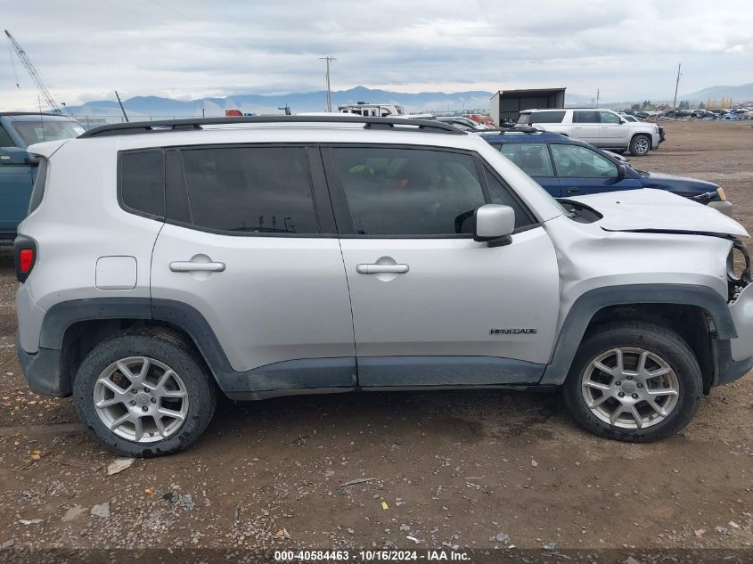 2019 Jeep Renegade Latitude 4X4 VIN: ZACNJBBB3KPK62604 Lot: 40584463