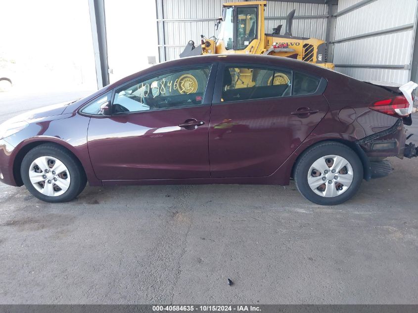 2018 Kia Forte Lx VIN: 3KPFK4A76JE168452 Lot: 40584635