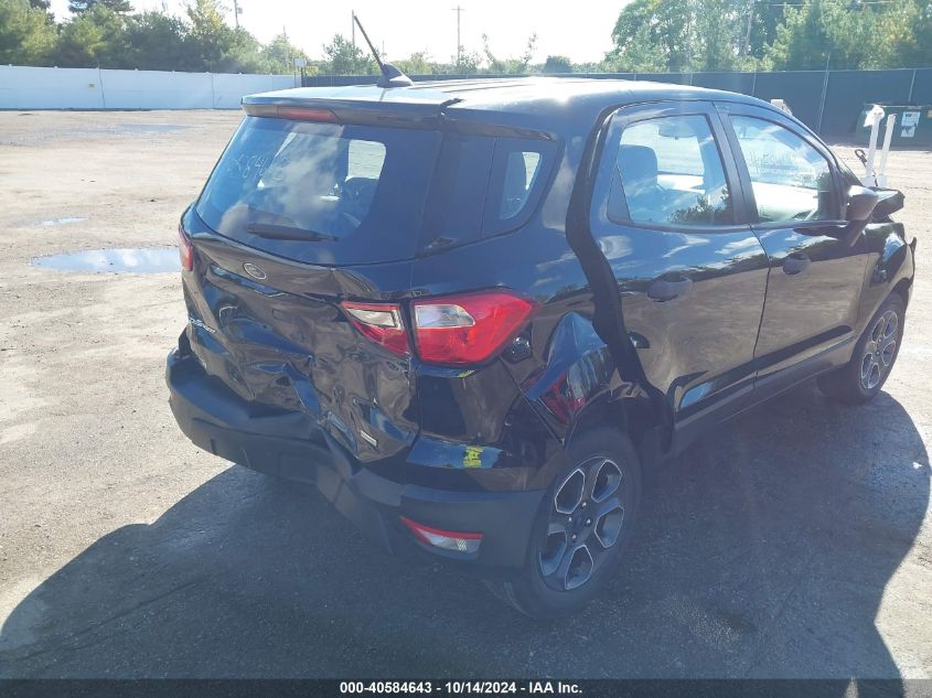 2020 Ford Ecosport S VIN: MAJ3S2FE0LC379032 Lot: 40584643