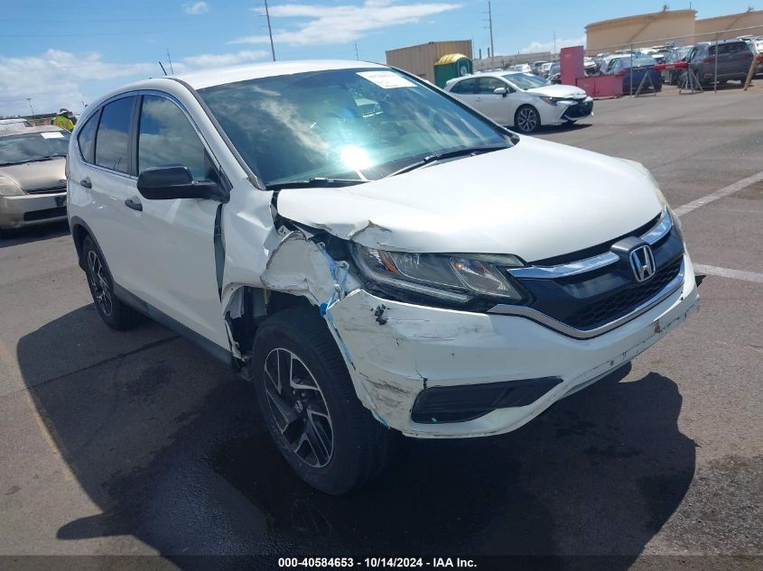 2016 Honda Cr-V Se VIN: 5J6RM3H48GL002070 Lot: 40584653