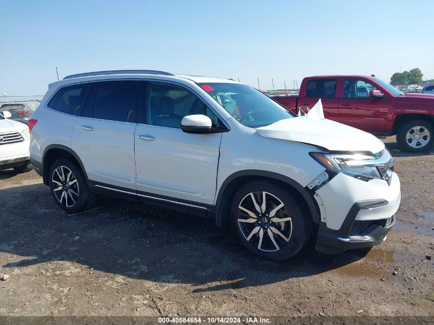 2022 Honda Pilot Awd Touring 8 Passenger VIN: 5FNYF6H95NB016047 Lot: 40584654