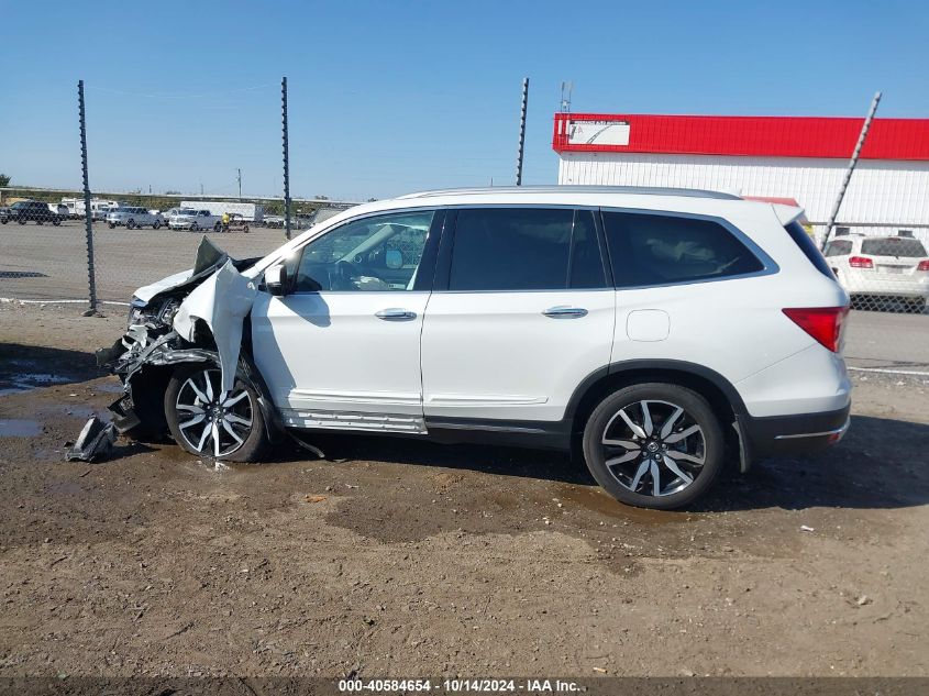 2022 Honda Pilot Awd Touring 8 Passenger VIN: 5FNYF6H95NB016047 Lot: 40584654