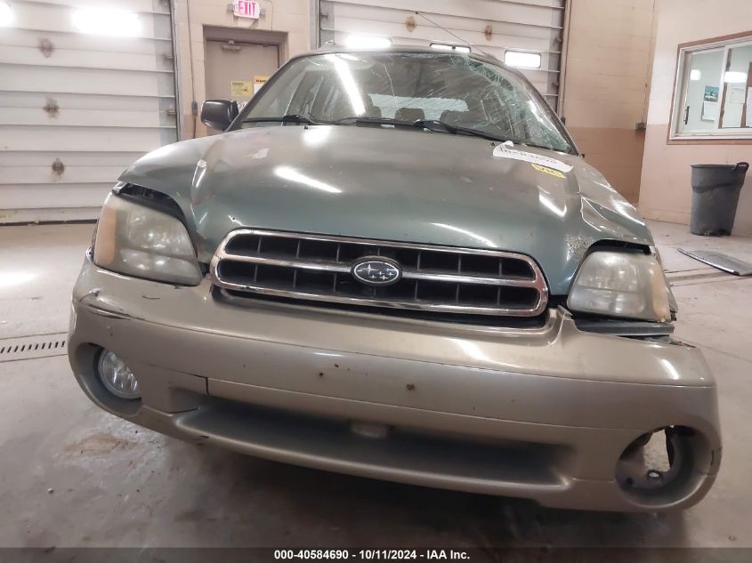 2001 Subaru Outback VIN: 4S3BH665217664641 Lot: 40584690