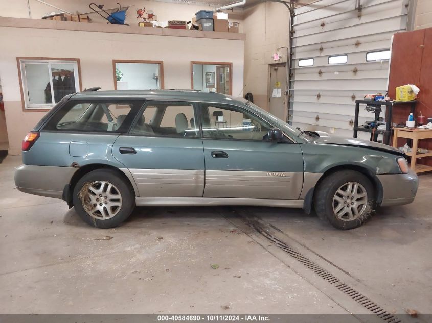 2001 Subaru Outback VIN: 4S3BH665217664641 Lot: 40584690